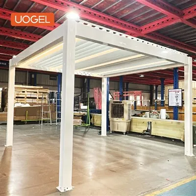 Hliníková žalúziová pergola